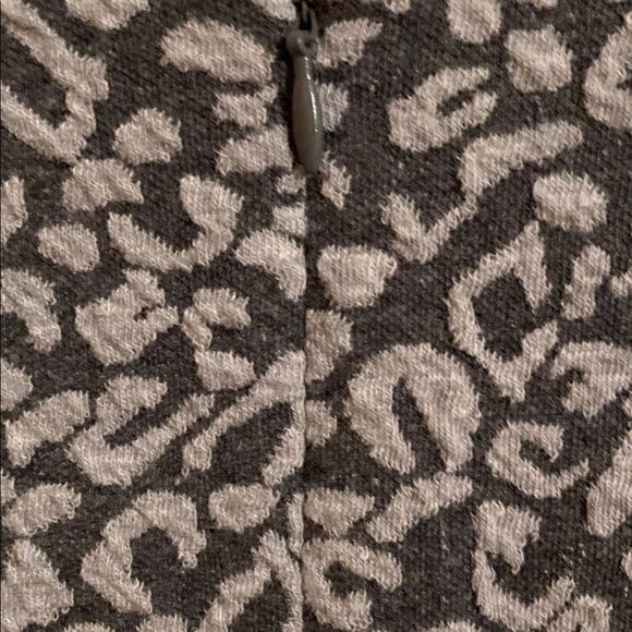 Jack by BB Dakota Gray Leopard Print Dress sleeveless size 1X - Picture 2 of 9